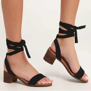 Steve Madden Adrianne Lace Up Heel Sandal …